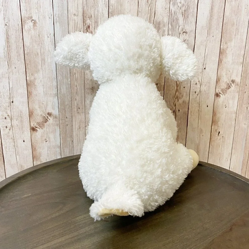 Gund Toys R Us 2009 Animal Alley Lamb Sheep White Tan Stuffed Toy Plush